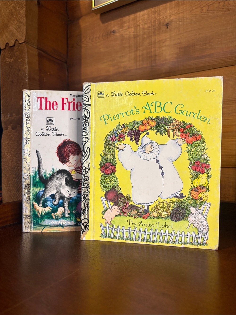 The Friendly Book + Pierrot's ABC Garden, Little Golden Books